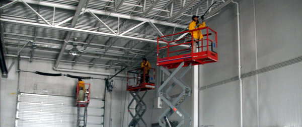 Warehouse Commercial Cleaning - Hard to Reach Areas