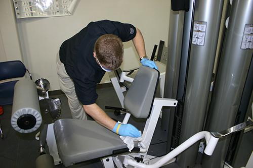 Fitness Facility Commercial Cleaning Services 