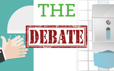 Restroom Paper Towels Verses Hot Air Dryers