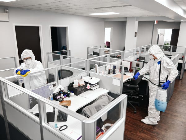COVID-19 Prevention and Emergency Disinfection Cleaning in The Workplace