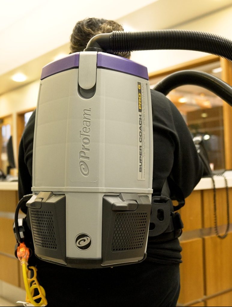 ProTeam Backpack Vacuums, ProVac FS 6 Commercial Backpack Vacuum with HEPA Media Filtration and Restaurant Tool Kit, 6 Quart, Corded