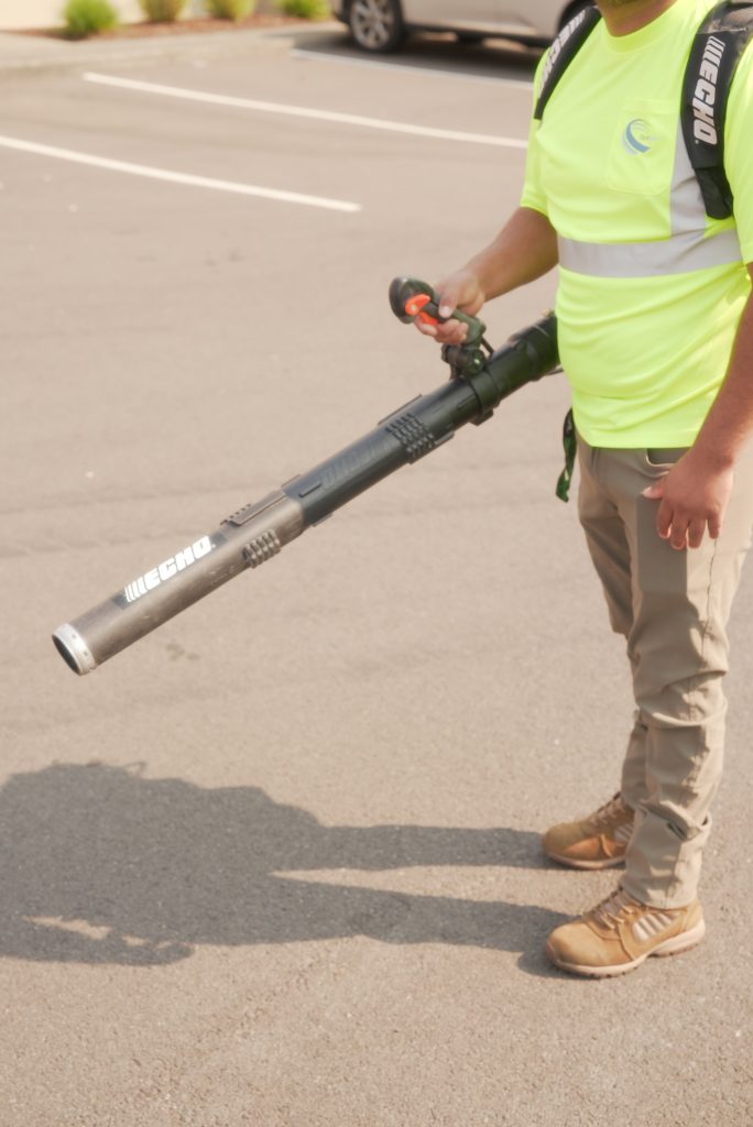 Hand-blowing - Commercial Landscaping Services commercial landscaping services